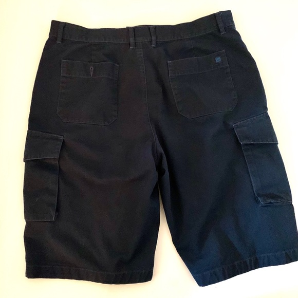 DKNY men’s cargo shorts navy sz36 - Picture 4 of 5